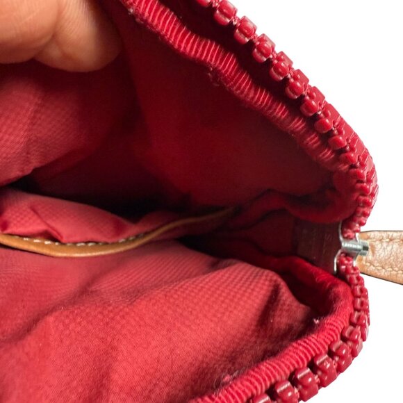 Brighton Quilted Crossbody Mini Bag Adjustable Strap Heart Charm Front Pocket - Picture 12 of 13